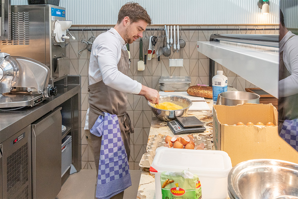 Patisserie in de qook keuken