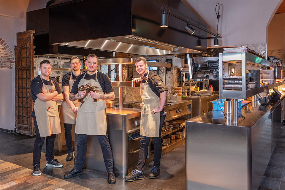 Team Broederenklooster in Qook! keuken